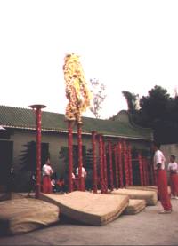 Museo de Wong Fei Hung, danza del león